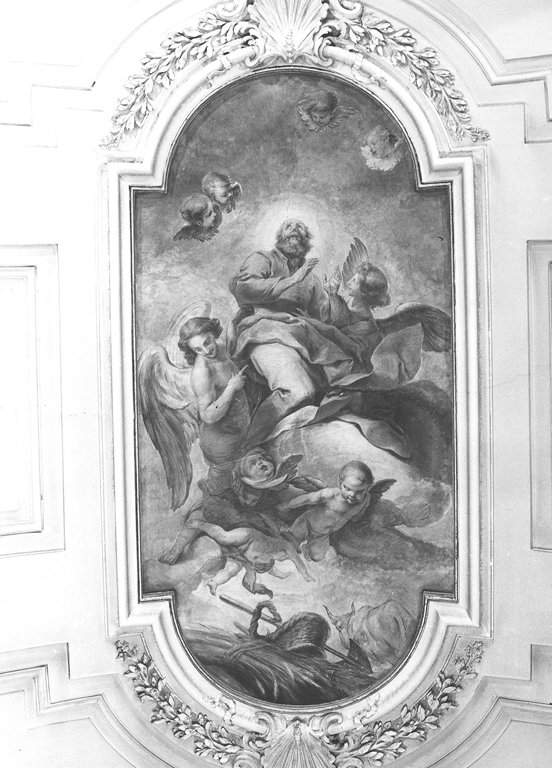 Sant'Isidoro in gloria (dipinto) di Van Loo Carle (sec. XVIII)